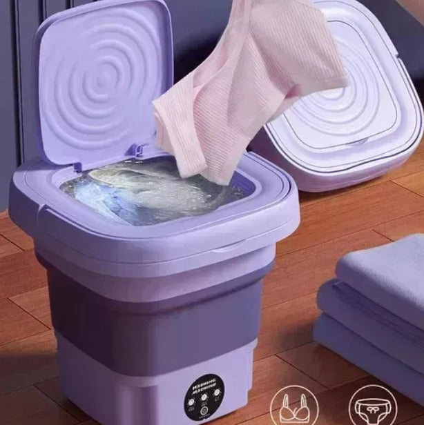 Lavadora Portátil Plegable 10L Purple